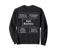 Agile Manifesto Cadeau Scrum Master Product Owner Agil Sweatshirt