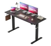 Agilestic Bureau réglable en Hauteur 150 x 60 cm, réglage électrique de la Hauteur et Commande Manuelle avec mémoire, Bureau Ergonomique pour Travailler Debout ou Assis, Noir