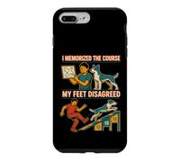 Agility Canin Parcours Conducteur Humour Chien Sportif Coque pour iPhone 7 Plus/8 Plus