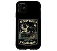 Agility Dog Joke We Don't Always Q Funny Handler Saying Coque pour iPhone 11