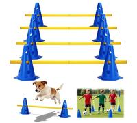 Agility Kit de mini cônes pour chien - Pour l'entraînement des animaux de compagnie, parcours d'obstacles et d'obstacles - Pour l'entraînement des animaux de compagnie