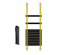 Agility Ladder Set - Speed Training Ladder | Football Training Equipment | 10 12 16 Sections PP Nylon Speed Ladders for Soccer Footwork Physical Traìning and Balance with Portable Storage Bag