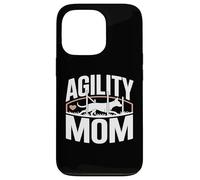 Agility Mom, Chien drôle, Amateur d'agilité Coque pour iPhone 13 Pro
