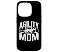 Agility Mom, Chien drôle, Amateur d'agilité Coque pour iPhone 14 Pro