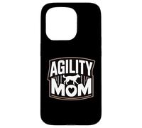 Agility Mom, Chien drôle, Amateur d'agilité Coque pour iPhone 15 Pro