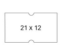 Agipa 100910 Paquet de 6 rouleaux de 1000 étiquettes Blanc rectangulaires