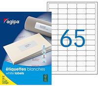 APLI Étiquettes 102375 Multi-usage coins arrondis 38,1×21,2 mm Blanc 1625