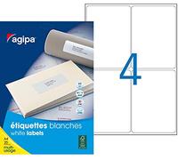 APLI Étiquettes 119618 – Multi-usage arrondies 99,1 × 140 mm – 100, blanc