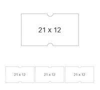 Agipa 403644 Paquet de 6 rouleaux de 1000 étiquettes Blanc rectangulaire