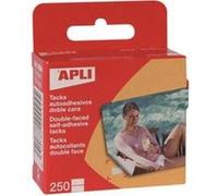 APLI Pastilles photo adhésives double-face 10 x 16 mm Noir – boîte de 250