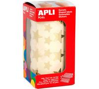 agipa APLI Kids autocollants "étoiles" sur rouleau or 2.360 autocollants