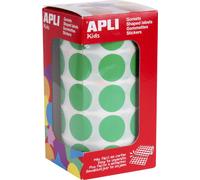 agipa apli Kids Sticker Creative "rond" sur rouleau vert 1.770 stickers