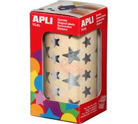agipa APLI Kids Sticker "étoiles" sur rouleau argenté 2.360 stickers