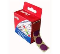 AGIPA Boite de 150 Pastilles de signalisation, diamètre: 15 mm, violet