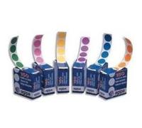 Agipa - boîte distributrice de 150 étiquettes vertes rondes pour écriture manuelle 15 mm de diamètre 115006 G