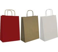 agipa cabas en papier kraft moyen blanc