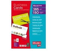 agipa Cartes de visite MicroLine, 85 x 54 mm, 285 g/m2 G