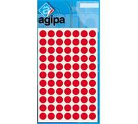 Agipa - Disques Adhesifs 8 Mm Rouge - Sac De 462 Rouge