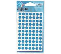 Agipa - Disques Adhesifs 8mm Bleu - Sac De 462 Bleu