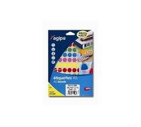 AGIPA Etui A5 (10F) de 2940 Pastilles Gommettes Rondes 8 mm Vert