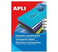 APLI agipa Étiquette résistante 210 x 297 mm transparente – Lot de 20 G