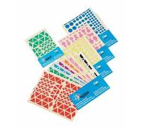 APLI Étiquettes Agipa Triangles – 1 200 pièces – 5 unités