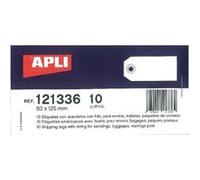 agipa Etiquettes à bagage, imprimées avec ficelle G