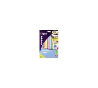 APLI Étui A5 11996, 672 pastilles adhésives couleurs assorties 15 mm