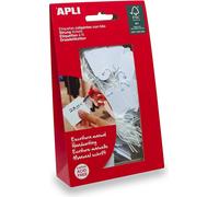agipa étiquettes de marchandise petit paquet dimensions : 15 x 24 mm avec fil blanc 200 étiquettes