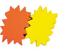 agipa Étiquettes de signalisation "Star" jaune/orange 160 x 240 mm