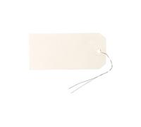 APLI Étiquettes américaines 121315-1000 – Crème 120x57 mm, œillet et fil - Boîte 1000