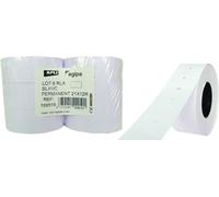 agipa Étiquettes pour étiqueteuses de prix 21 x 12 mm blanc