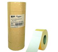 Agipa 100919 Paquet de 6 roul de 1000 étiquettes Blanc rectangulaire enlevable