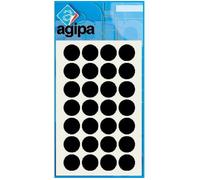 Agipa Lot De 10 Sachets 168 Pastilles De Signalisation Diam 15 Mm Noir
