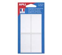 Agipa Lot De 10 Sachets De 28 Étiquettes Multifonctions Permanentes 30 X 55 Mm Blanc