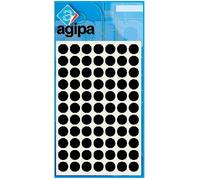 Agipa Lot De 10 Sachets De 462 Pastilles De Signalisation Rondes Gommettes 8 Mm Noir