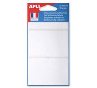 Agipa Lot De 3 Sachets De 28 Étiquettes Multifonctions Permanentes 38 X 50 Mm Blanc