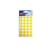 Agipa Lot De 5 Sachets 168 Pastilles De Signalisation Diam 15 Mm Jaune