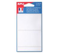 Agipa Lot De 5 Sachets De 42 Étiquettes Multifonctions Permanentes 25 X 50 Mm Blanc