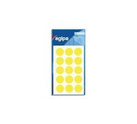 Agipa Lot De 5 Sachets De 90 Pastilles De Signalisation Rondes Gommettes 19 Mm Jaune