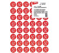 AGIPA Pochette de 192 pastilles Remises -50 % Diam 24 mm Rouge