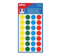 AGIPA Sachet 140 pastilles de signalisation diam 15 mm Assorties