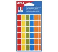 AGIPA Sachet de 120 étiquettes de couleur 12x18 mm Assorties G