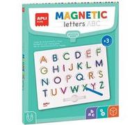 APLI Kids 19263 - Jeu éducatif magnétique ABC Lettres - pour Apprendre à écrire correctement l'alphabet - 1 Tableau magnétique avec Crayon.