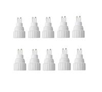 AGIPS feux à large tension 10pcs / lot AC220V Bases de la lampe G9 à Gu10 Vis de base en lampe HOLDE DIRIGÉ Lampes d'ampoule Adaptateur Titulaire Douille Convertisseur 5A PBT Matériel Ampoules domesti