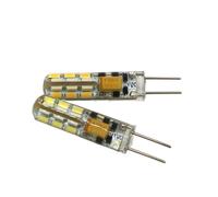 AGIPS lampes basse tension 5pcs / lot LED G4 Ampoules super minces 8mm DIMMABLABLABLE 24LIGES AC / DC 12V 3W SMD3014 Super clair clair for lampe de lustre mural Ampoules domestiques ( Couleur : Warm W