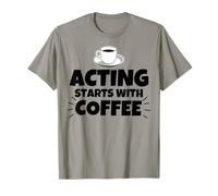 Agir Commence par Le café T-Shirt