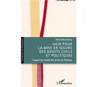Agir Pour La Mise En Oeuvre Des Droits Civils Et Politiques - L'apport Du Comité Des Droits De L'homme