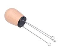 Agitateur à café expresso, doseur à café avec manche en bois, outil de distribution WDT, distributeur d'aiguilles, agitateur manuel, outil de cuisine à domicile, café, bar (Titanium black cover beech