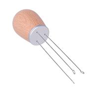 Agitateur à café expresso, doseur à café avec manche en bois, outil de distribution WDT, distributeur d'aiguilles, agitateur manuel, outil de cuisine à domicile, café, bar (Silver cover beech wood)